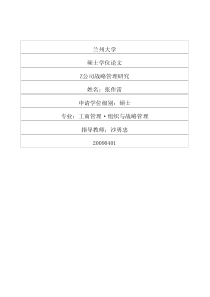 Z公司战略管理研究