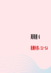 七年级数学下册周周清6作业课件新版北师大版