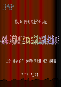 国际公路建设投标项目案例