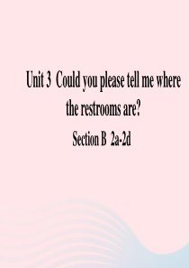 九年级英语全册Unit3Couldyoupleasetellmewheretherestroomsa