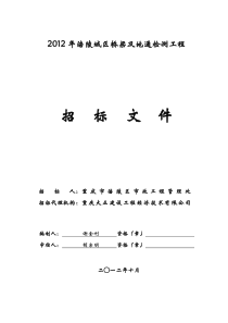 地通检测工程招标文件1017(按徐峰要求改)(最低价法