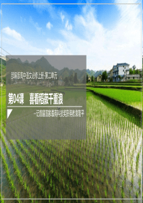 41喜看稻菽千重浪课件2021学年高一语文新教材同步备课部编版必修上册共41张PPT