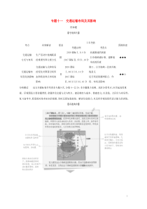 课标专用5年高考3年模拟A版2020高考地理专题十一交通运输布局及其影响试题