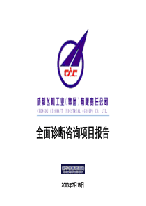 集团全面诊断咨询项目报告