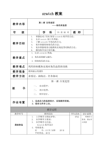 SCRATCH全套教案课程