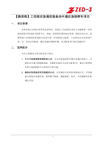 【捷思锐】工信部应急通信装备动中通应急指挥车项目
