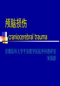 颅脑损伤的诊断和治疗