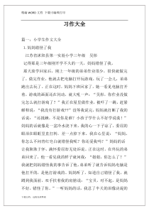 习作大全