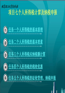 项目七企业税费计算与纳税申报