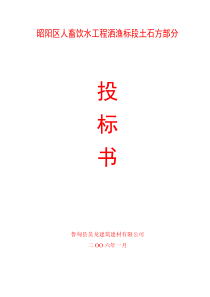 投标书30929812