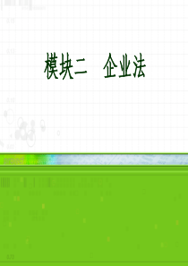 项目二企业法