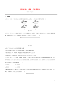 2020年中考物理 第4课时《透镜 透镜成像》课时训练