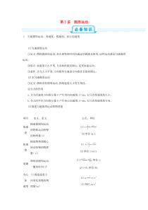2020年高考物理一轮复习 第四单元 曲线运动 第3讲 圆周运动练习（含解析）新人教版