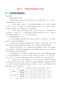 2020届高考地理 专题六 自然环境的整体性与差异性精准培优专练