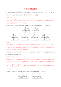 （江苏专用）2020年高考数学一轮复习 考点10 函数的图像必刷题（含解析）
