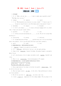 （贵阳专用）2019中考英语总复习 第1部分 教材同步复习 Grade 7 Book 1 Units