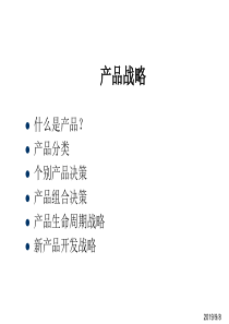 产品战略（PPT 14页）