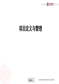 项目定义
