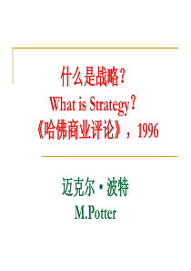 什么是战略