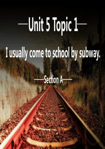 七年级英语下册 Unit 5 Our School Life Topic 1 I usually c