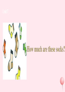 七年级英语上册 Unit 7 How much are these socks课件1 （新版）人教新
