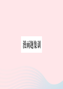 宁夏2019中考政治 第一篇 备考体验 七下 漫画集训复习课件