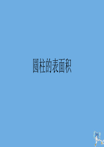 六年级数学下册 第二单元 圆柱和圆锥 圆柱的表面积作业课件 苏教版