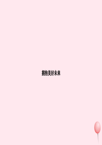 九年级政治全册 第四单元 满怀希望 迎接明天 第十课 选择希望人生 第4框 拥抱美好未来习题课件 新