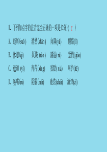九年级语文下册 期末能力测试卷习题课件 语文版