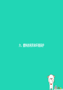 九年级物理全册 10.6 燃料的利用和环境保护课件 （新版）北师大版