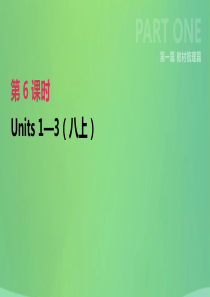 河北省2019年中考英语一轮复习 第一篇 教材梳理篇 第06课时 Units 1-3（八上）课件 人