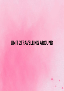 高中英语 Unit 2 travelling around Section A Listening 