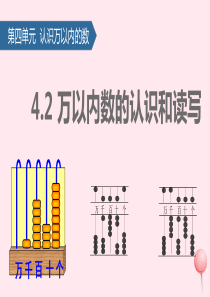 二年级数学下册 四 认识万以内的数（万以内数的认识和读写）课件 苏教版