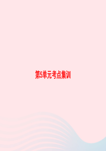 2020春四年级数学下册 5 三角形考点集训习题课件 新人教版