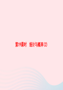 2020春六年级数学下册 6 整理与复习 第19课时 统计与概率习题课件 新人教版