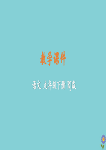 2020春九年级语文下册 第六单元 22 陈涉世家教学课件 新人教版