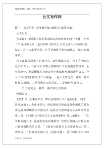 公文写作网