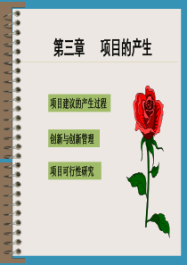 项目的产生