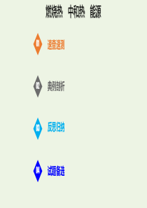 2020版高考化学一轮复习 考点备考 6.1.3 燃烧热 中和热 能源课件