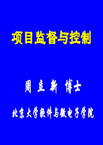 项目监督与控制