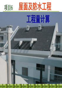 项目6屋面及防水工程