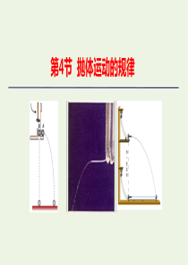 2019-2020学年新教材高中物理 第五章 抛体运动 第4节 抛体运动的规律课件 新人教版必修第二