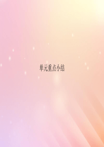 2019-2020学年高中英语 Unit 1 Friendship单元重点小结课件 新人教版必修1