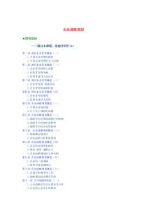 企业战略规划（DOC 57页）