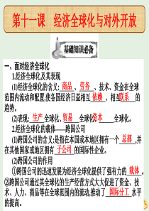 （全国通用）2020高考政治（艺考生文化课）冲刺点金 第四单元 发展社会主义市场经济 第十一课 经济