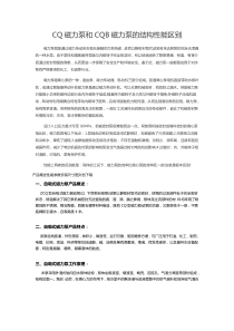 CQ磁力泵和CQB磁力泵的结构性能区别