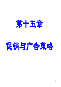 促销与广告策略