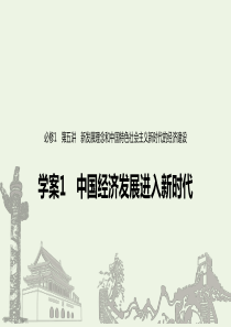 （京津鲁琼）2020年高中政治复习 第5讲 中国经济发展进入新时代课件1（必修1）
