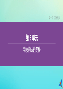 （江西专版）2020中考化学复习方案 第03单元 物质构成的奥秘课件
