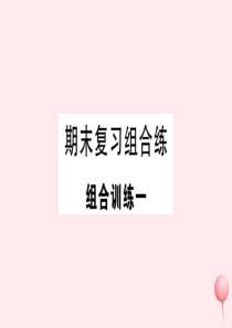 （江西专版）2019秋八年级英语上册 期末复习组合练一习题课件（新版）人教新目标版